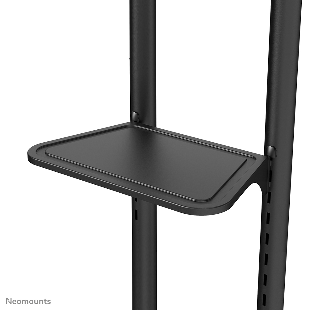 Neomounts FL50-550BL1 Support au sol mobile pour écran 37-70" - étagère multimédia et support caméra inclus